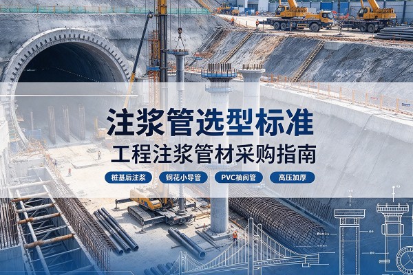 南湖注浆管选型标准