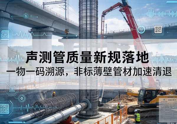 南湖声测管质量新规落地，一物一码溯源，非标薄壁管材加速清退