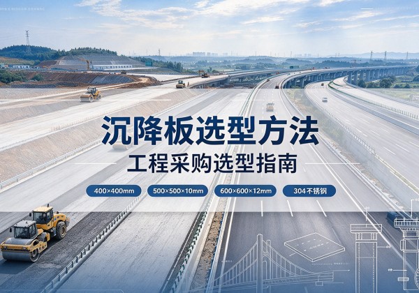 南湖沉降板选择方法